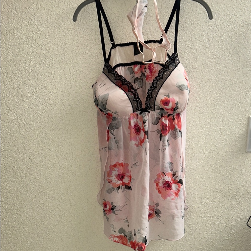 Apt 9 Pink Floral Lace Cami Lingerie